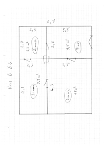 Maße Haus Nr 6 im EG