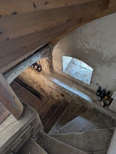Treppen zum Vorkeller zum alten Hauswasserwerk